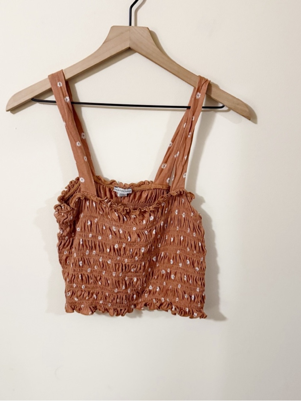 American Eagle Womens Floral Crop Top Size Medium